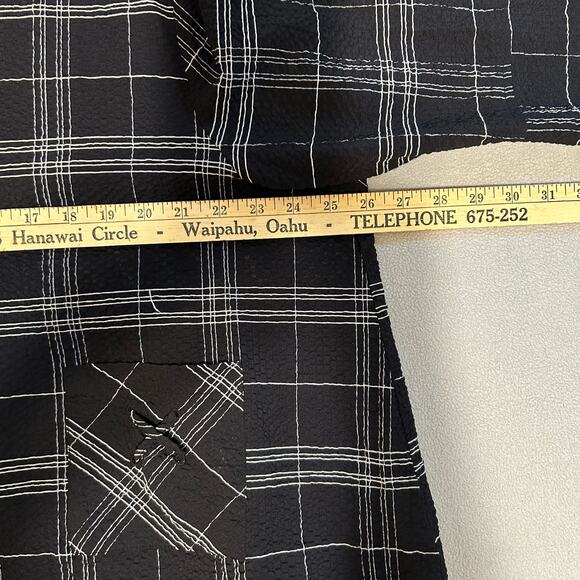 Habitat top sz XXL Crepe black relaxed fit lots of details - Picture 7 of 9